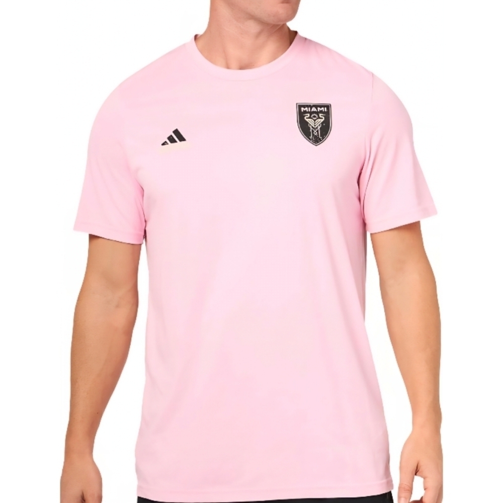 adidas Men's Inter Miami Cf Short Sleeve Pre-Game T-Shirt